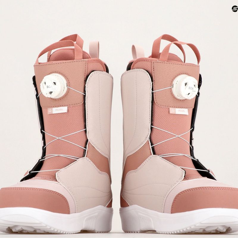 Дамски ботуши за сноуборд Salomon Pearl Boa ash rose/lilac ash/white 12