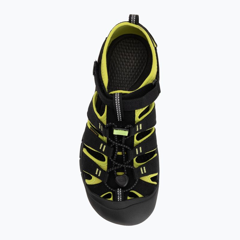 Детски сандали KEEN Newport H2 black/lime green 5