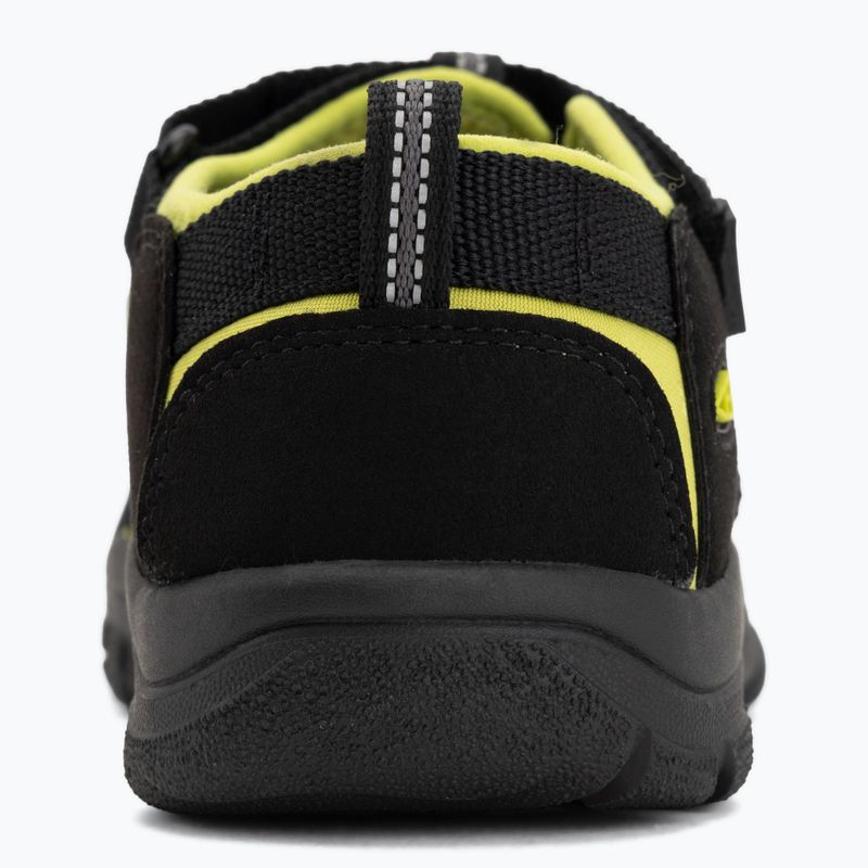 Детски сандали KEEN Newport H2 black/lime green 6