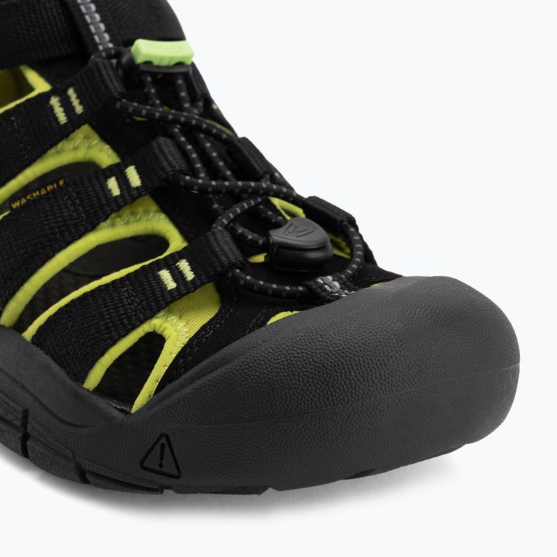 Детски сандали KEEN Newport H2 black/lime green 7