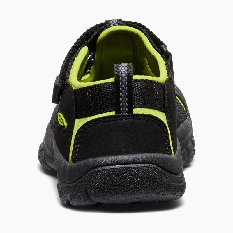 Детски сандали KEEN Newport H2 black/lime green 5