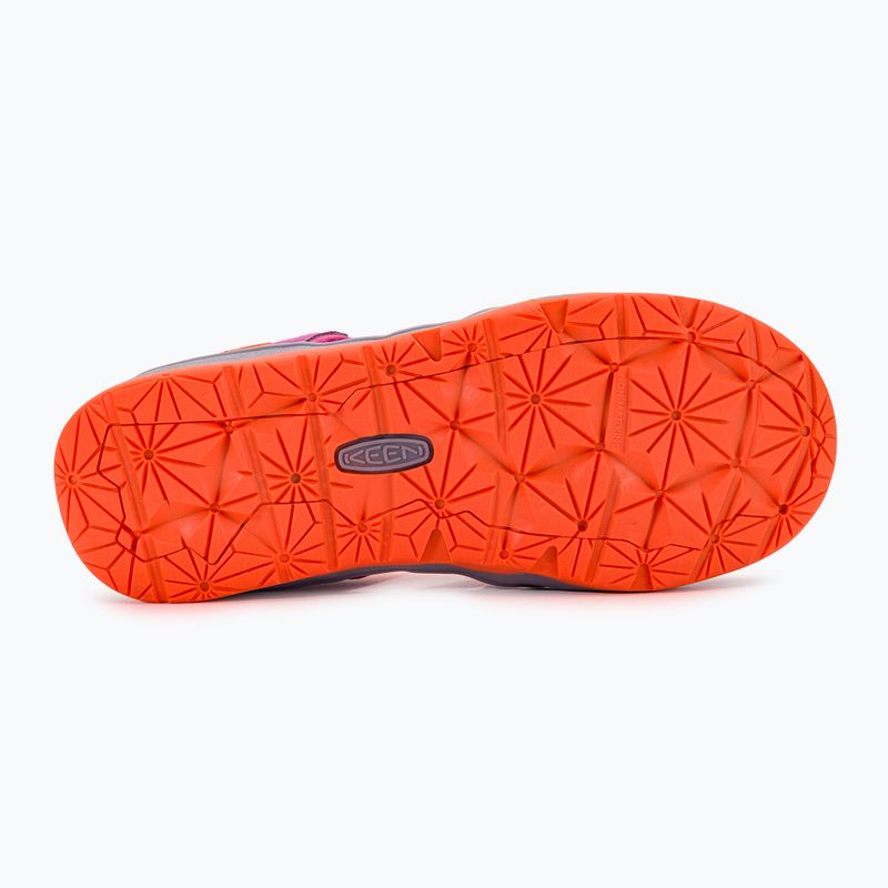 Детски сандали за трекинг KEEN Moxie purple wine/nasturtium 5
