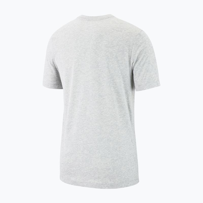 Мъжка тениска Nike Dri-Fit dark grey heather/black 6