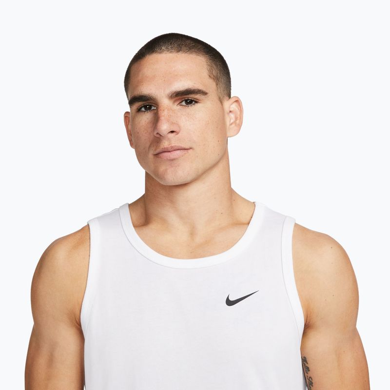 Мъжка тренировъчна тениска Nike Dri-Fit TT white/black 4