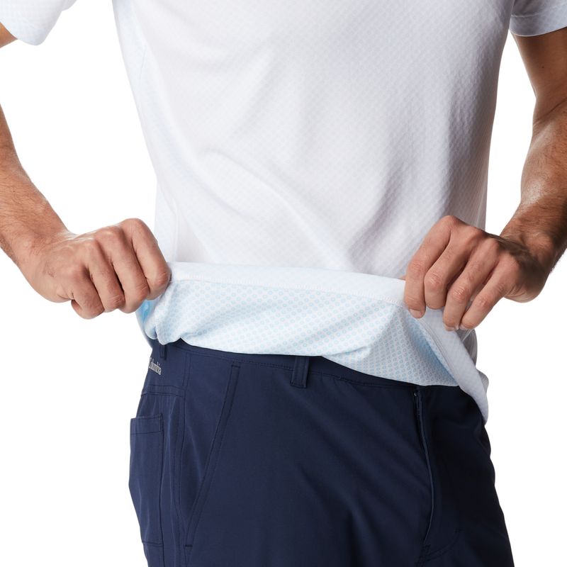 Мъжка риза за трекинг Columbia Zero Rules бяла 5