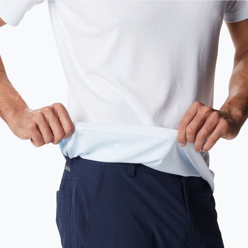 Мъжка риза за трекинг Columbia Zero Rules бяла 12