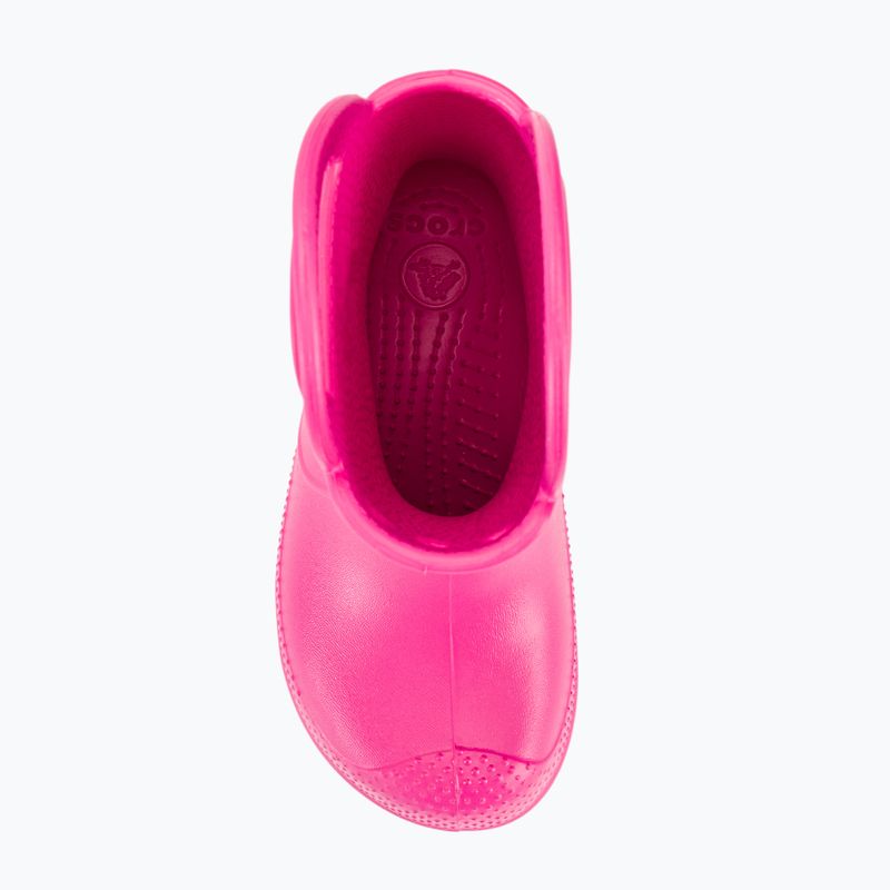 Crocs Дръжка дъждовна обувка Деца бонбонено розови гуменки 6