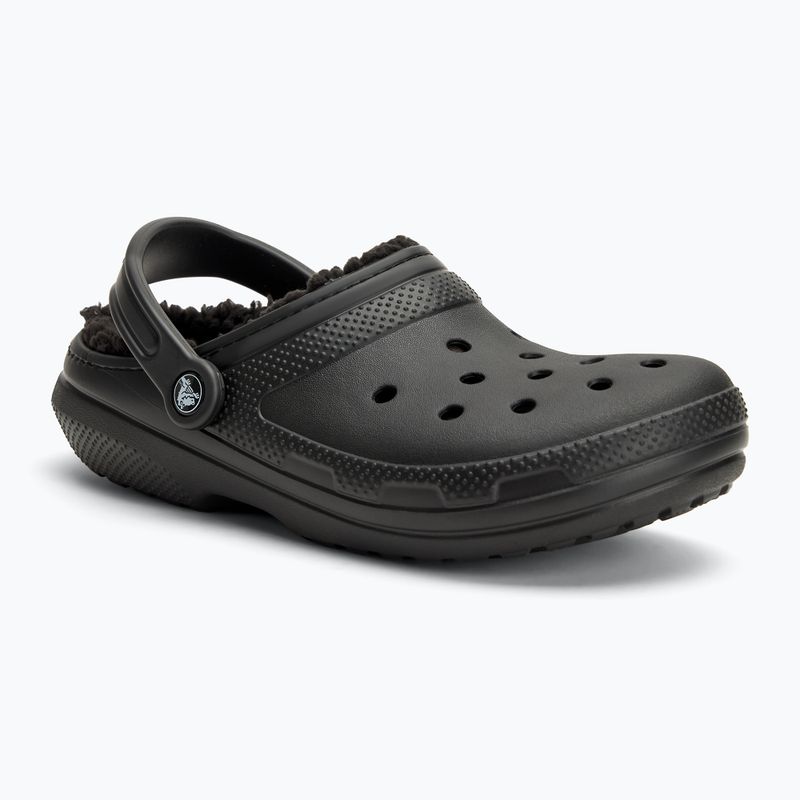 Джапанки Crocs Classic Lined Clog black/black 2
