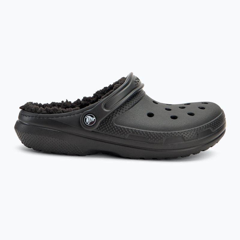 Джапанки Crocs Classic Lined Clog black/black 3