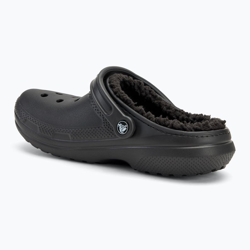 Джапанки Crocs Classic Lined Clog black/black 4