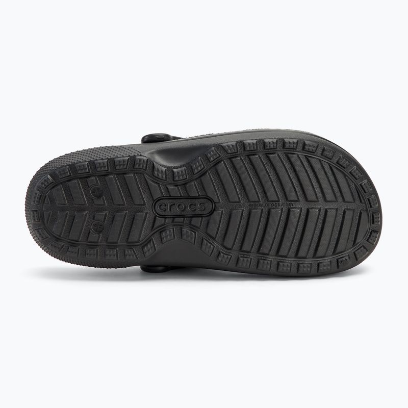 Джапанки Crocs Classic Lined Clog black/black 5