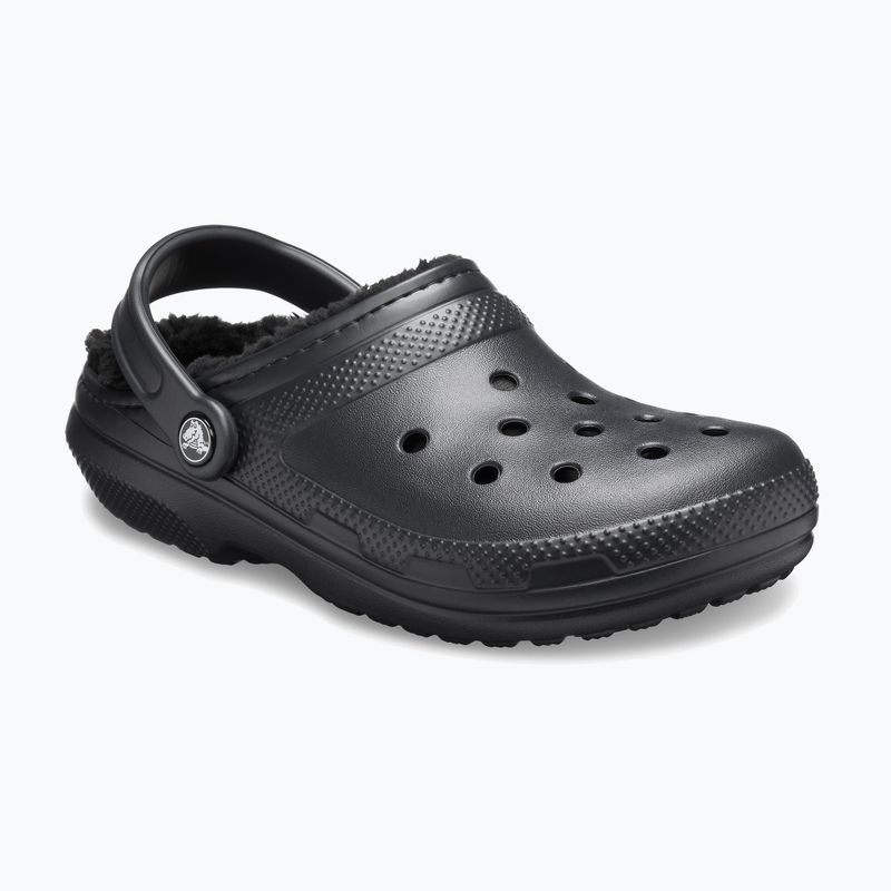 Джапанки Crocs Classic Lined Clog black/black 9