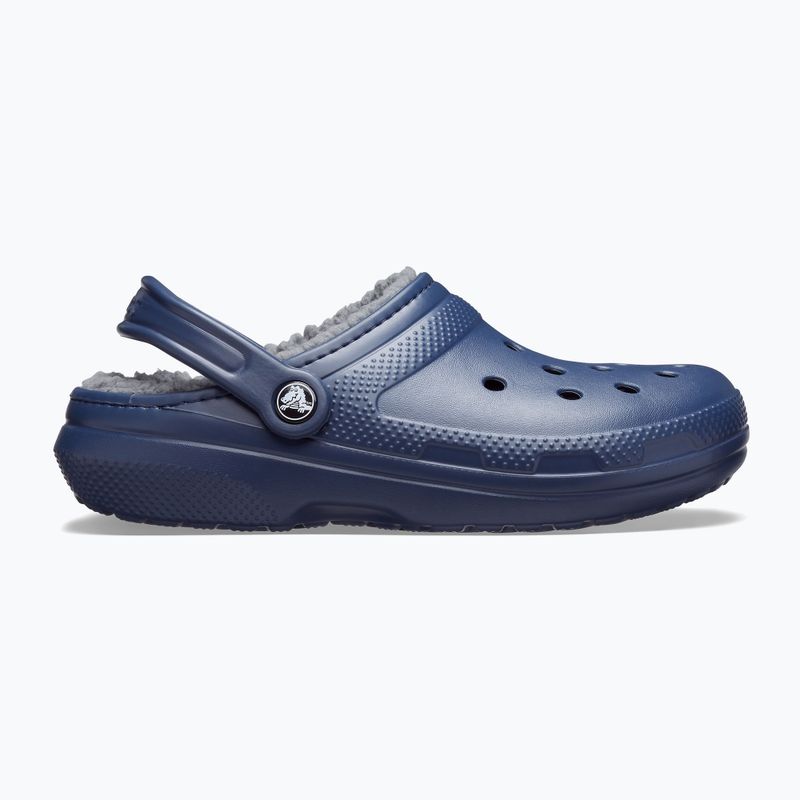 Джапанки Crocs Classic Lined Clog navy/charcoal 10
