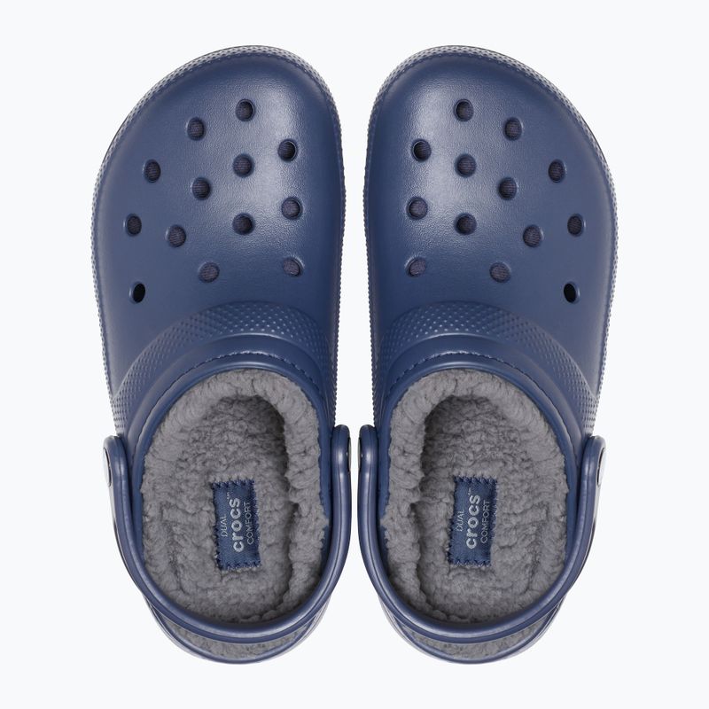 Джапанки Crocs Classic Lined Clog navy/charcoal 13