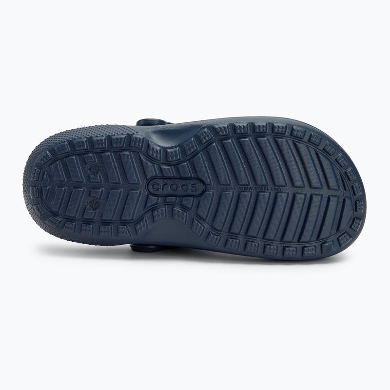 Джапанки Crocs Classic Lined Clog navy/charcoal 5