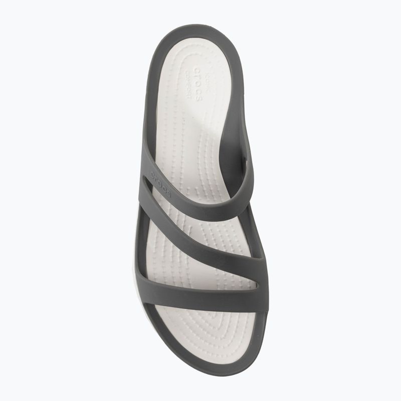 Дамски чехли Crocs Swiftwater Sandal W smoke/white 5