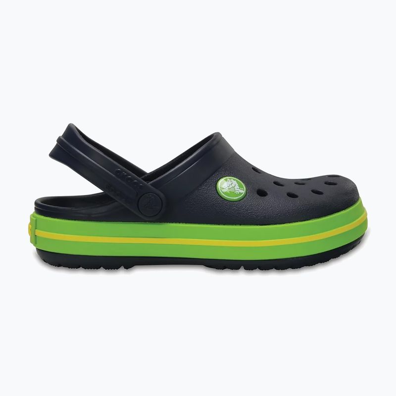Crocs Crocband Clog Детски джапанки navy/volt green 2
