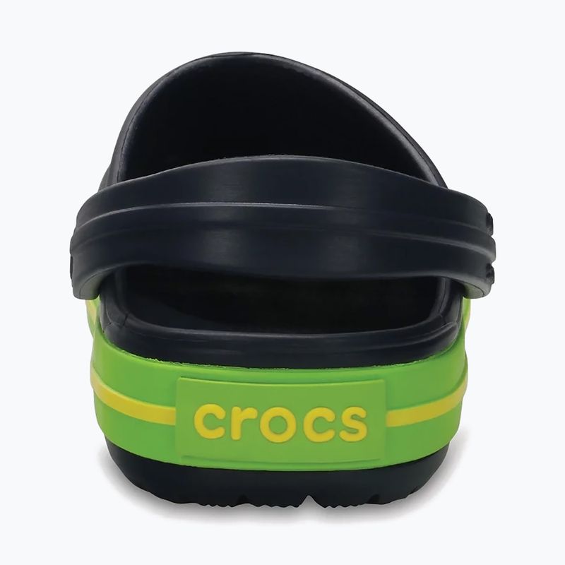 Crocs Crocband Clog Детски джапанки navy/volt green 4