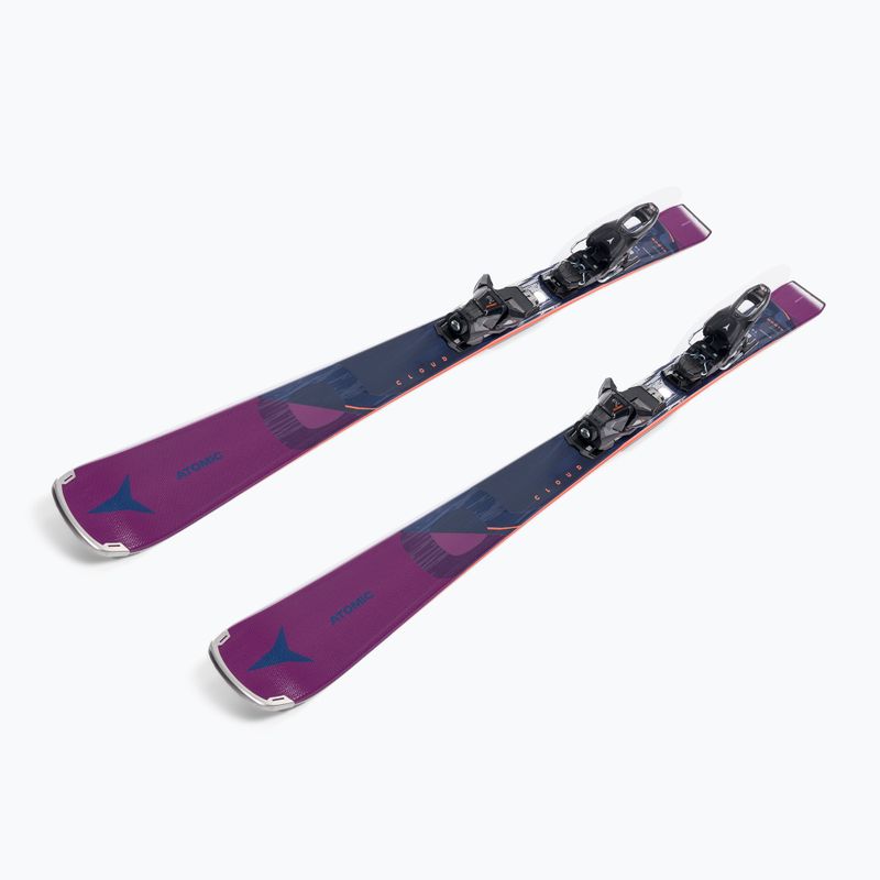 Дамски ски за спускане Atomic Cloud Q9 + връзки M10 GW black/berry 4