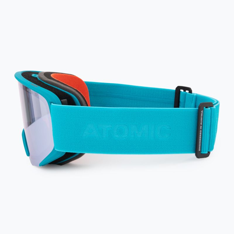 Предпазни ски очила Atomic Savor Stereo teal blue/silver stereo ski goggles 4