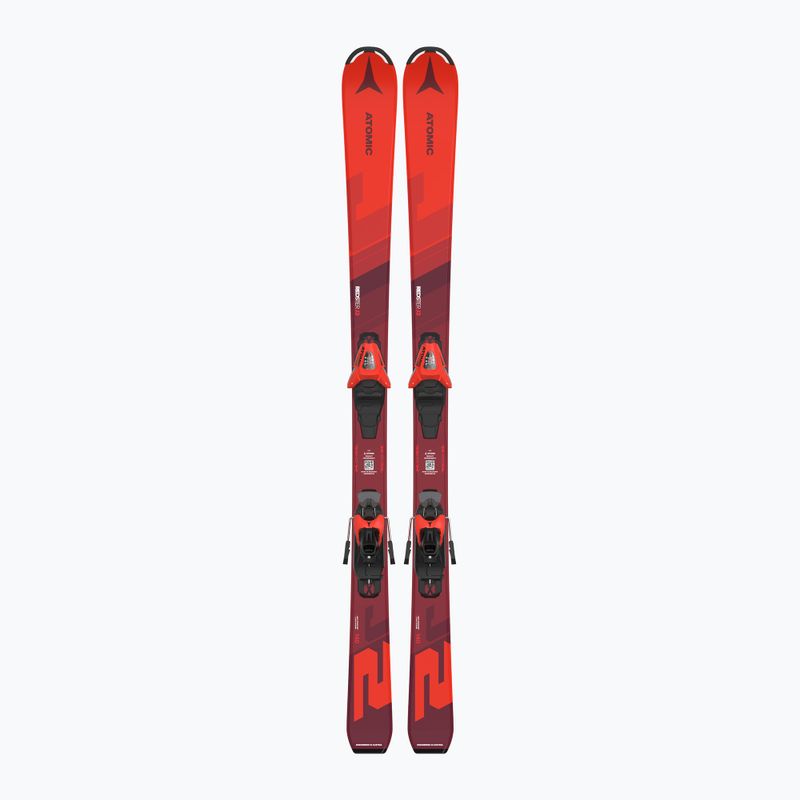 Детски ски за спускане Atomic Redster J2 JTM + автомати C5 GW red