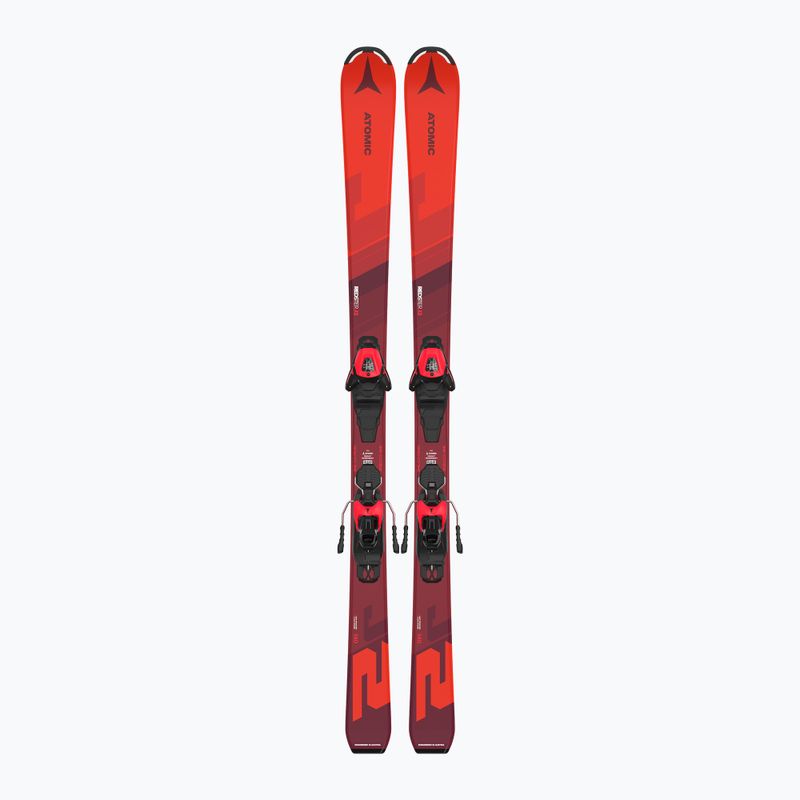 Детски ски за спускане Atomic Redster J2 JTM + автомати L6 GW red