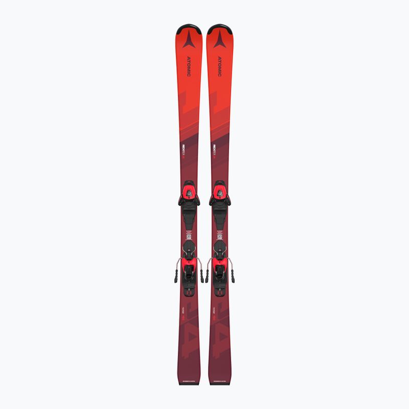 Детски ски за спускане Atomic Redster J4 JTM + автомати L6 GW red