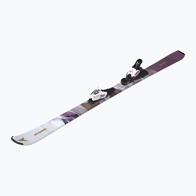 Детски ски за спускане Atomic Maven Girl JTM + автомати L6 GW white/laven 3