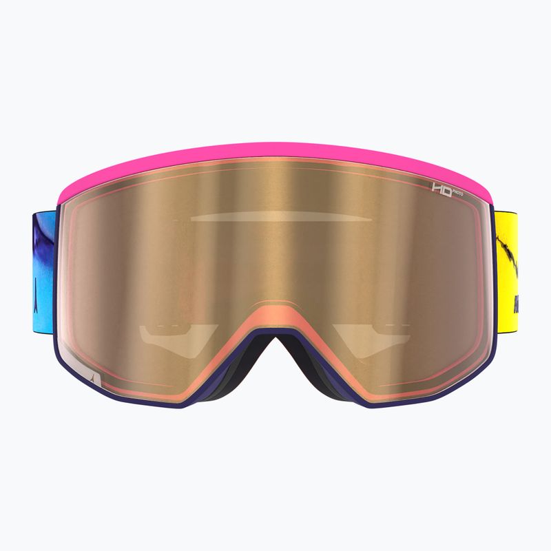 Предпазни ски очила Atomic Four Pro Signature NMC pink powder/amber gold hd photo/clear 2