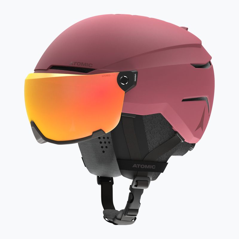 Ски каска Atomic Savor Visor Stereo maroon/red stereo 2