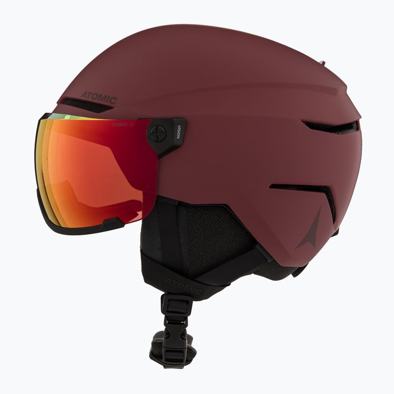 Ски каска Atomic Savor Visor Stereo maroon/red stereo 3