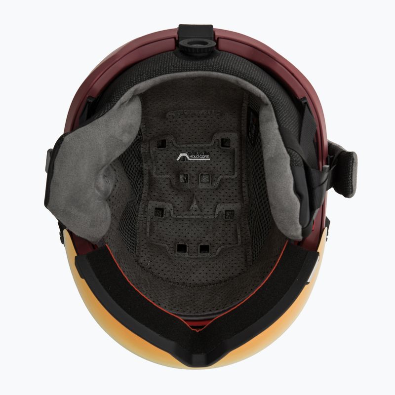 Ски каска Atomic Savor Visor Stereo maroon/red stereo 5