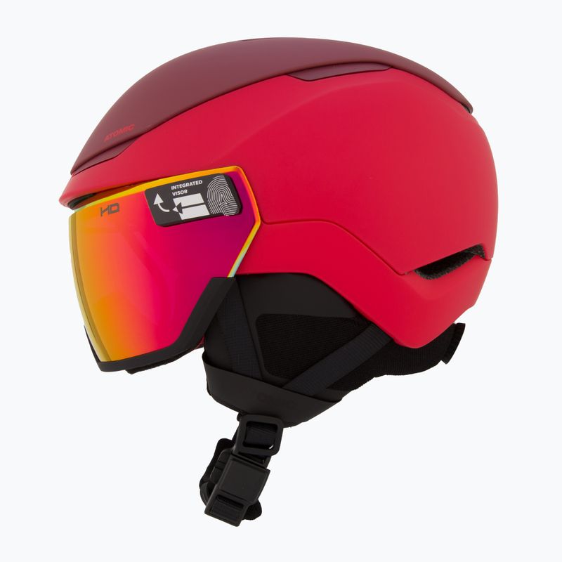 Ски каска Atomic Revent GT Amid Visor HD red/red hd 4