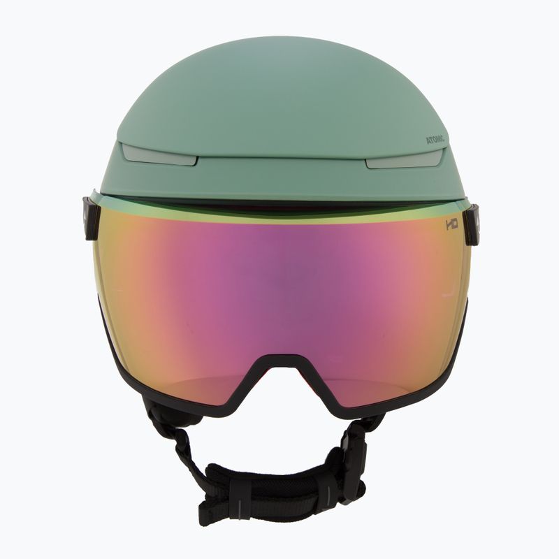 Ски каска Atomic Revent GT Amid Visor HD pistachio/pink copper hd 2