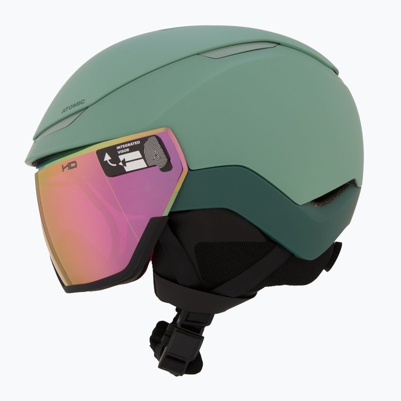 Ски каска Atomic Revent GT Amid Visor HD pistachio/pink copper hd 4