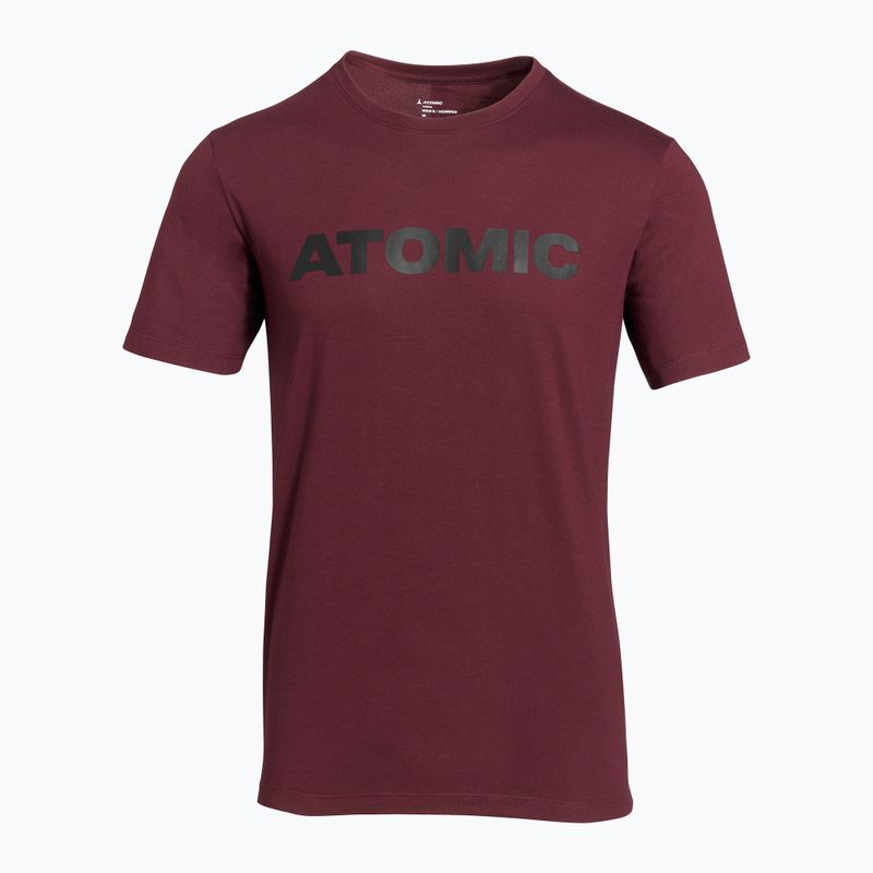 Мъжка тениска Atomic Alps maroon 2