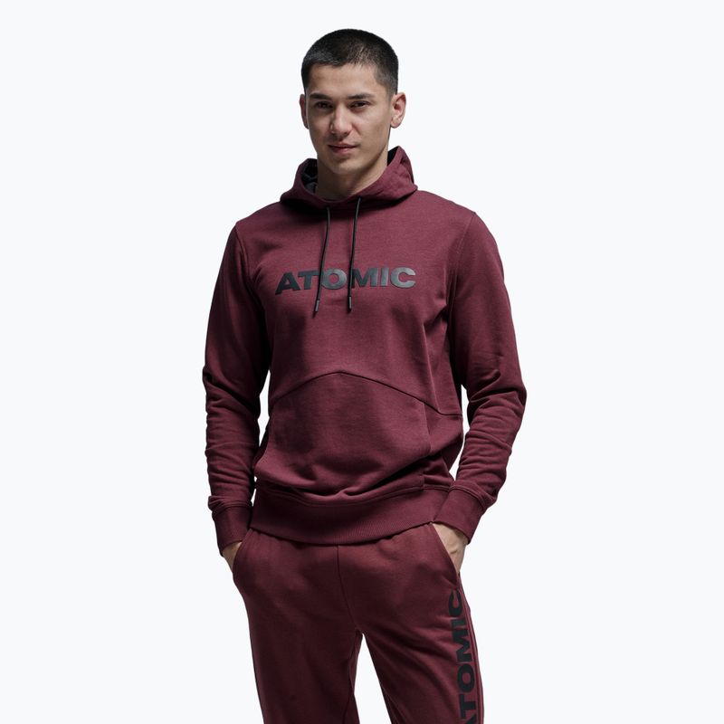 Суитшърт Atomic RS Hoodie maroon 2