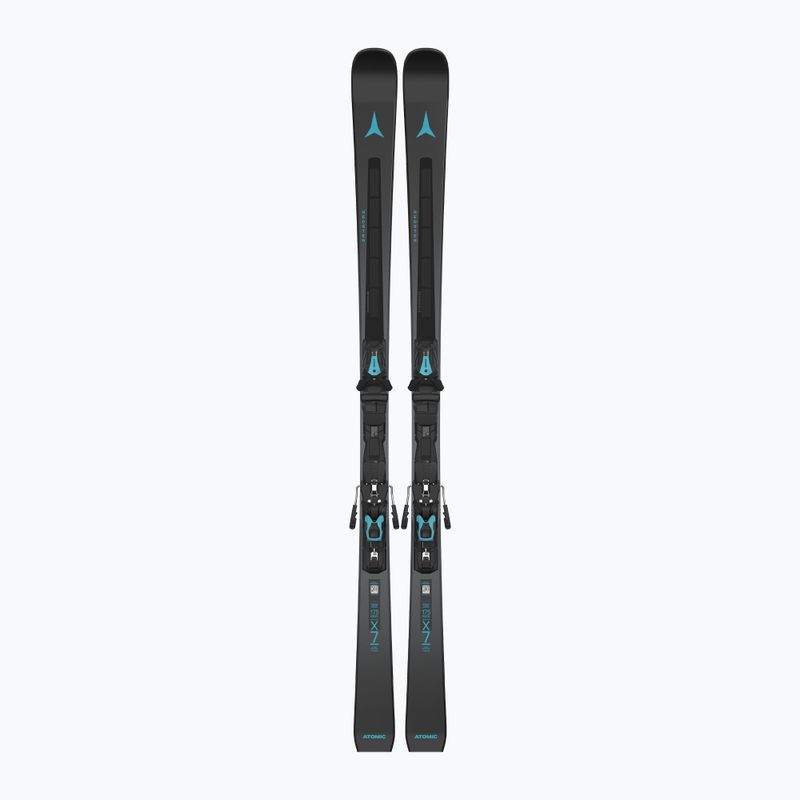 Пистови ски Atomic Redster X7 Revoshock C + автомати MI12 GW black/teal