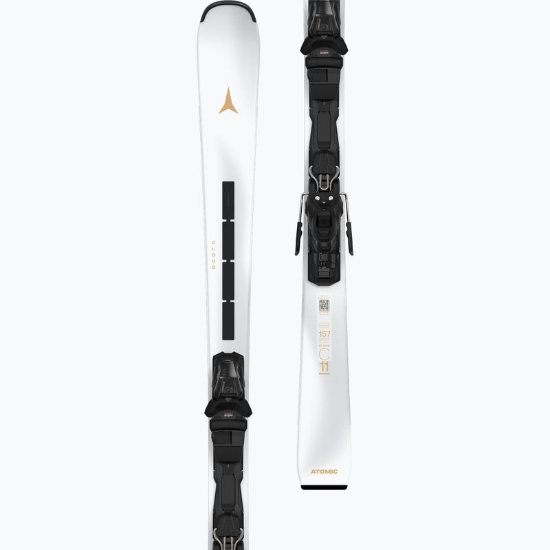 Дамски алпийски ски Atomic Cloud C11 Revoshock Light + връзки M10 GW white 8