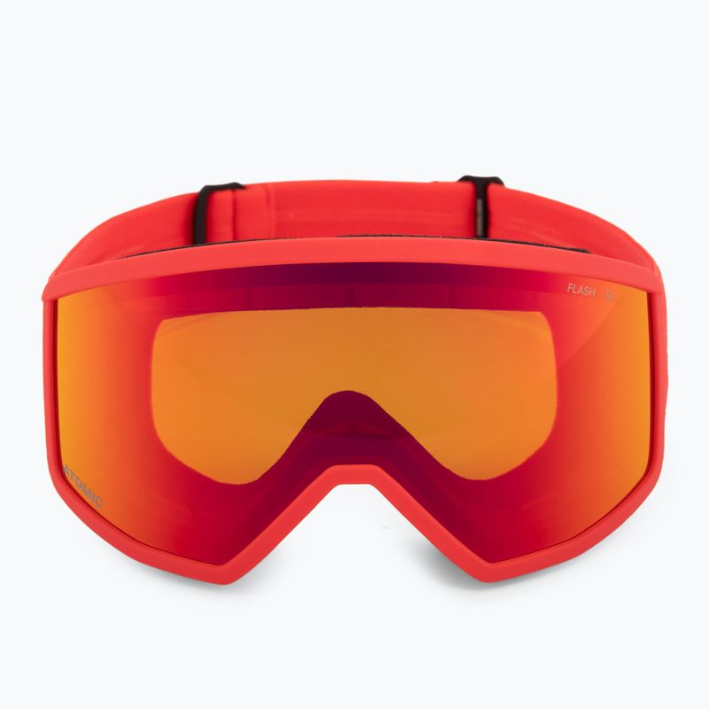 Детска скиорска маска Atomic Four Jr Flash red/red flash 2