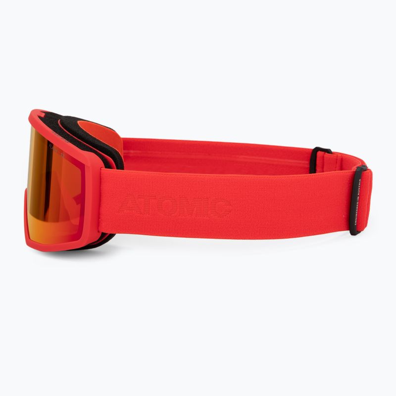 Детска скиорска маска Atomic Four Jr Flash red/red flash 4