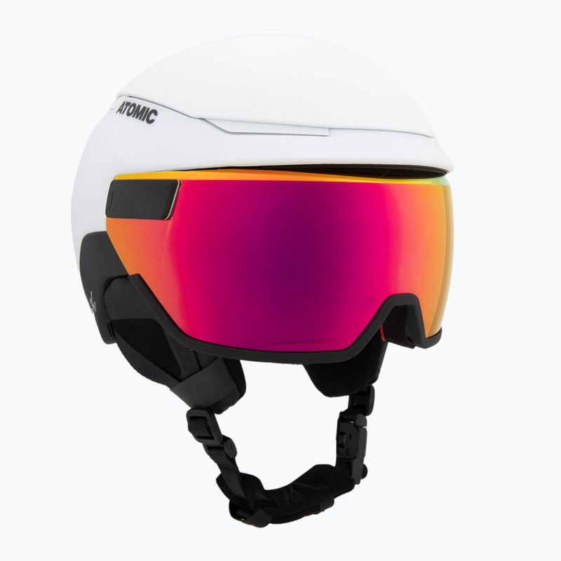 Скиорска каска Atomic Revent GT Amid Visor HD white/black/red hd