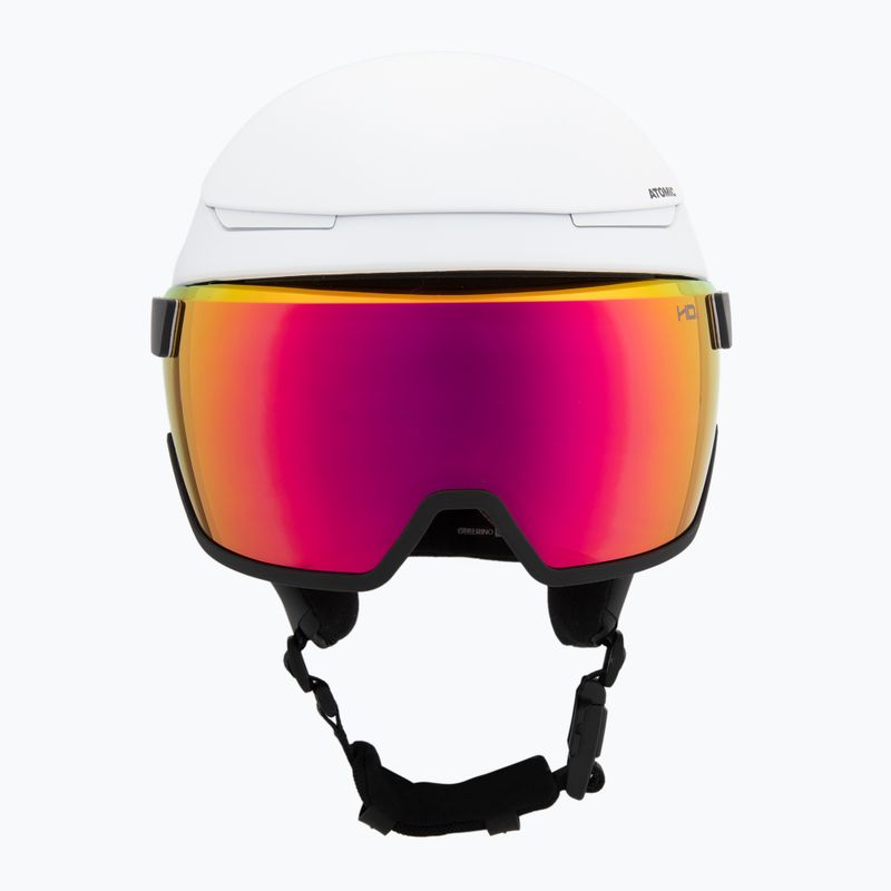 Скиорска каска Atomic Revent GT Amid Visor HD white/black/red hd 2