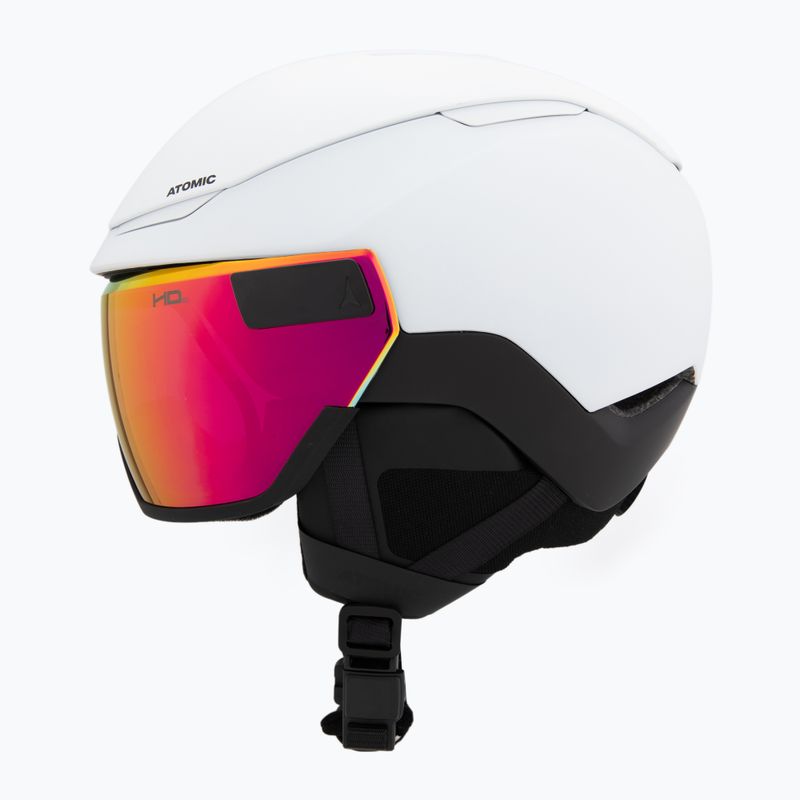 Скиорска каска Atomic Revent GT Amid Visor HD white/black/red hd 3