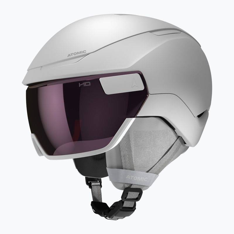 Скиорска каска Atomic Revent GT Amid Visor HD white heather/pink chopper hd