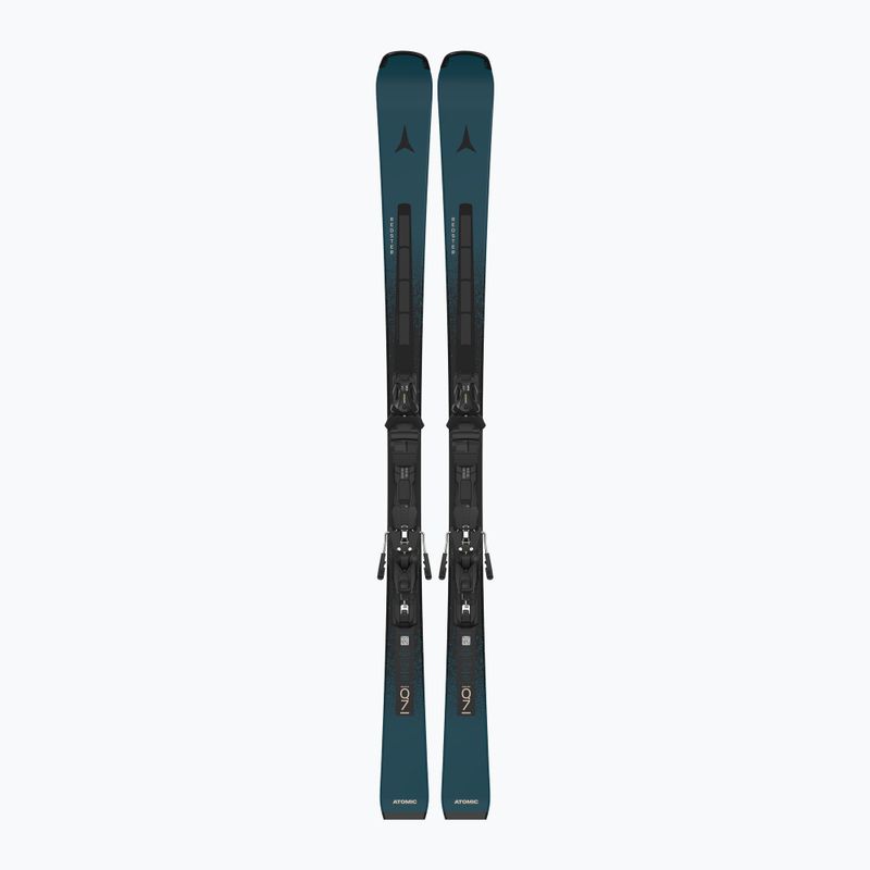 Пистови ски Atomic Redster Q7 Revoshock C + автомати M12 GW dark slate/black