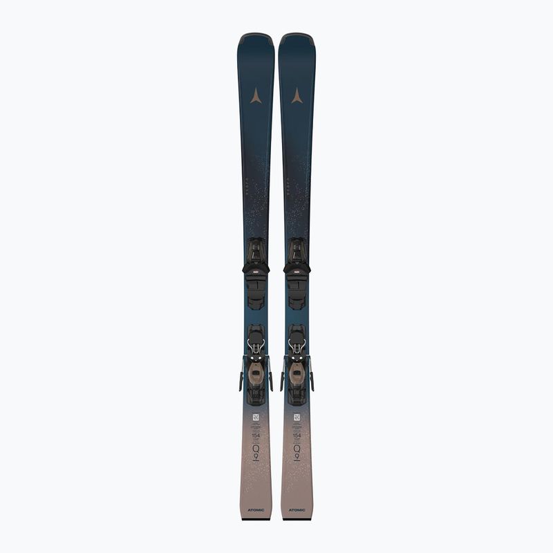 Дамски ски за спускане със ски автомати Atomic Cloud Q9 + M10 GW dark slate