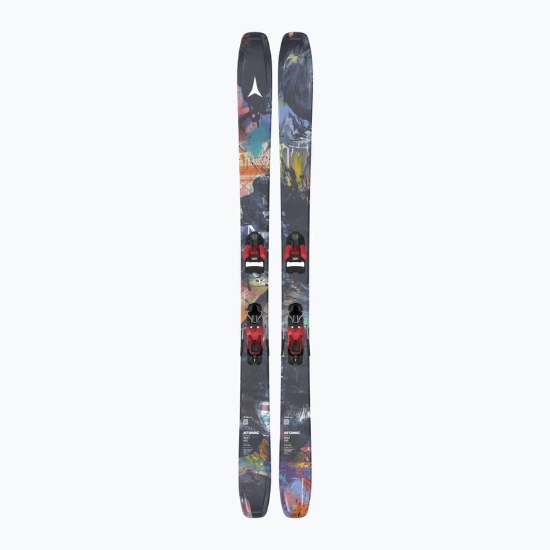 Ски за спускане със ски автомати Atomic Bent 100 + STR 12GW multicolor
