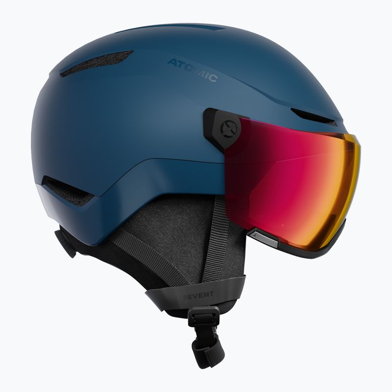 Скиорска каска Atomic Revent Visor Photo deep ocean/red photo