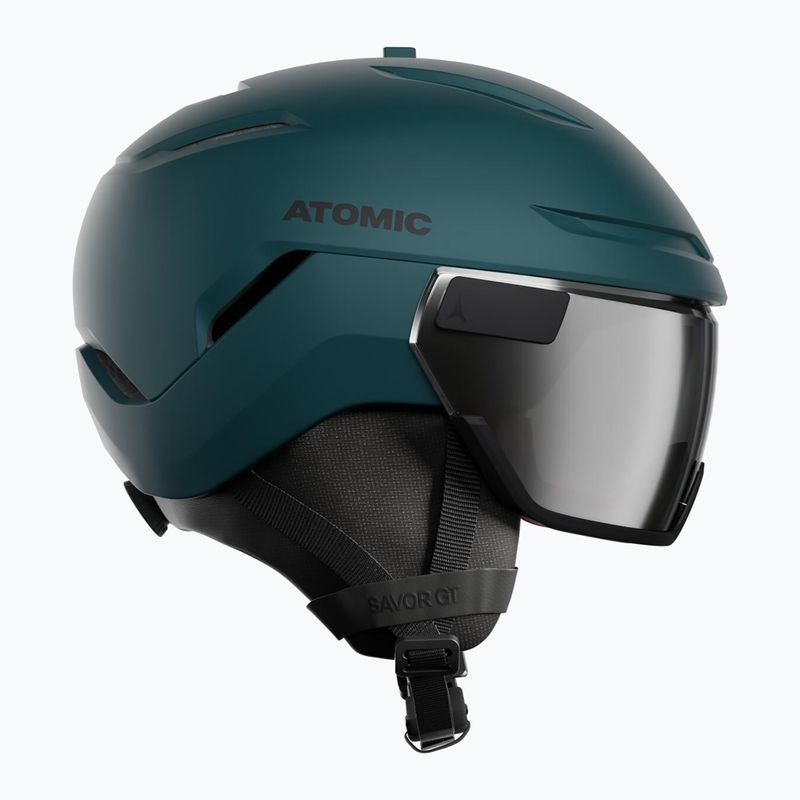 Скиорска каска Atomic Savor GT Visor Stereo dark slate/silver stereo